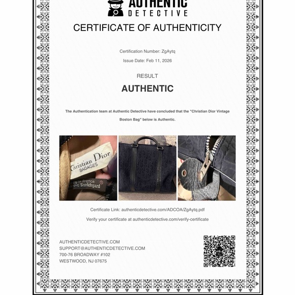 Vintage Christian Dior Suede Trotter Boston Bag - Picture 8 of 8